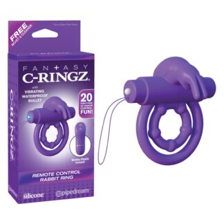 C-Ringz remote rabbit ring mauve