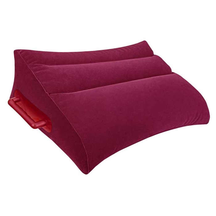 Inflatable Position Pillow Burgundy – Image 2