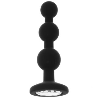 Ouch! Silicone Beaded Diamond Butt Plug