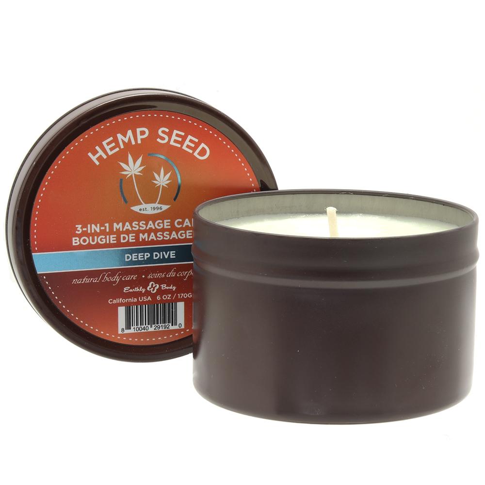 Chandelle de massage 3-en-1 Hemp Seed ( Collection d'été)