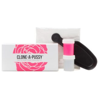 Clone-A-Pussy in home molding kit in hot pink