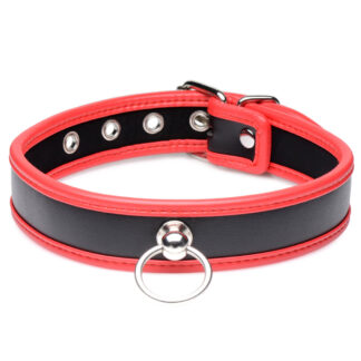 Master Series Scarlet Pet Collar with O-Ring