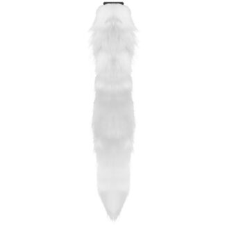 Tailz Snap-On Interchangeable White Fox Tail