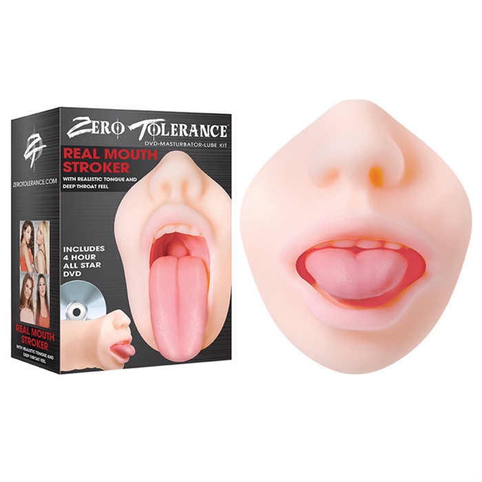 Real Mouth Stroker - Flesh