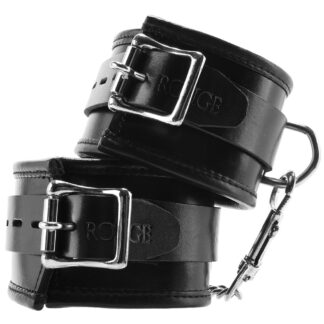 Padded Wrist Cuffs in Black