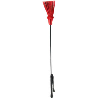 Tasselled Riding Crop in Red