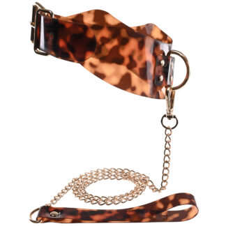 Sincerely Amber Collar With Leash