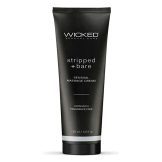 Wicked ° Stripped + Bare Massage Cream