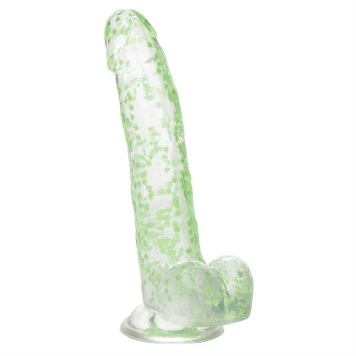 Naughty Bits° I Leaf Dick - Glow in the Dark Weed Leaf Dong – Image 2