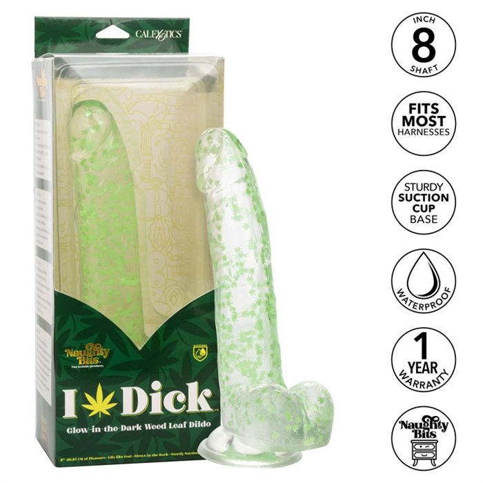 Naughty Bits° I Leaf Dick - Glow in the Dark Weed Leaf Dong – Image 11