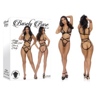 Strappy Polkat Dot Bra & Panty