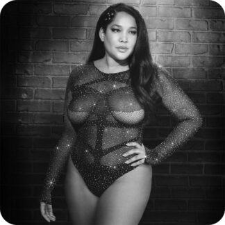 Radiance Long Sleeve Black Body Suit