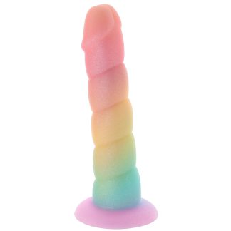 Simply Sweet Swirl Rainbow Dildo