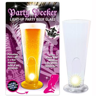 Party Pecker Light Up Party Beer Glass