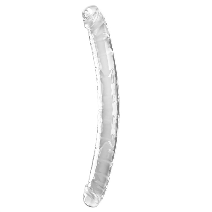 King Cock 18" Double Dildo - Clear – Image 3