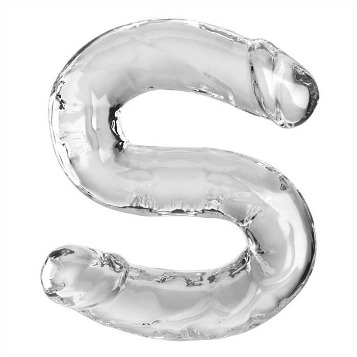 King Cock 18" Double Dildo - Clear – Image 5