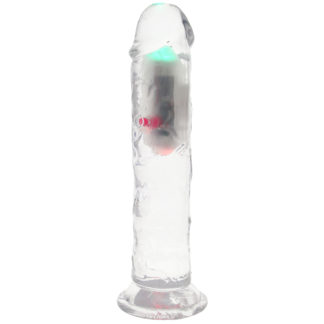 RealRock 8 Inch Light Up Vibrating Dildo