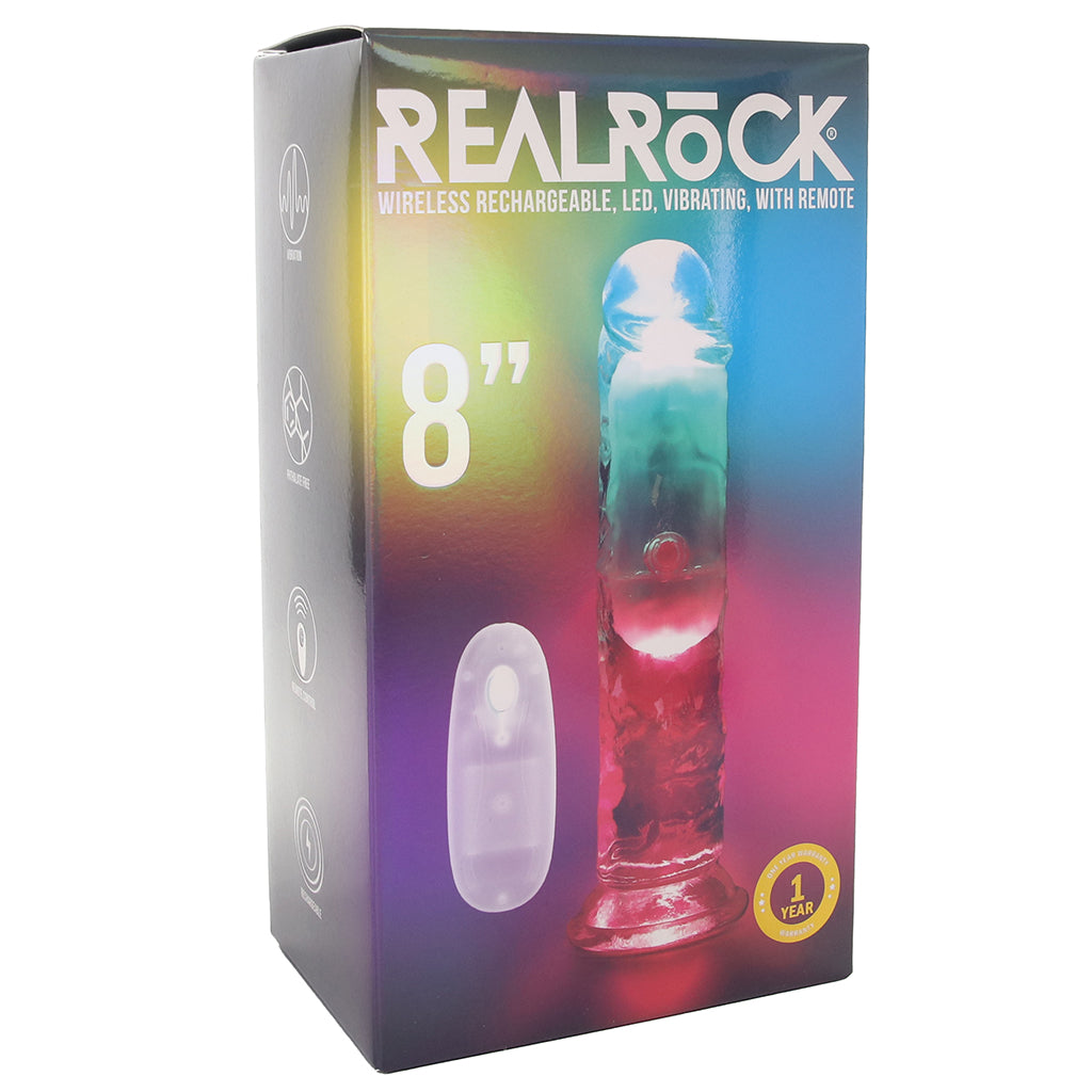 RealRock 8 Inch Light Up Vibrating Dildo – Image 9