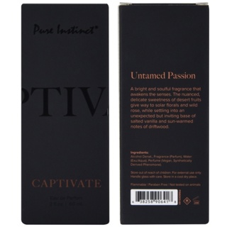 Parfum Infusé Aux Phéromones - Captivate 60ml – Image 3